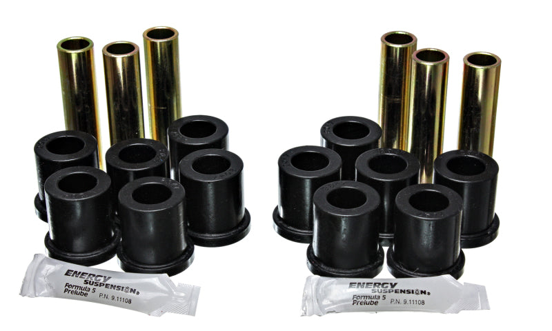 Energy Suspension 73-79 Ford F-100/F-150 2WD Black Rear Leaf Spring Bushing Set Bushing Kits Energy Suspension