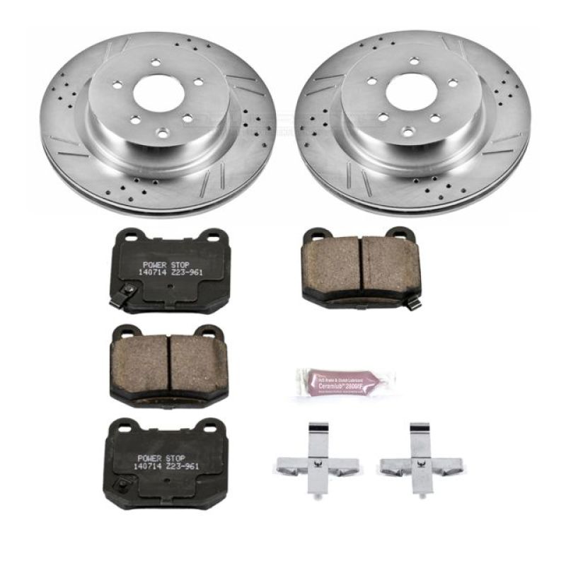 Power Stop 03-04 Infiniti G35 Rear Z23 Evolution Sport Brake Kit Brake Kits - Performance D&S PowerStop