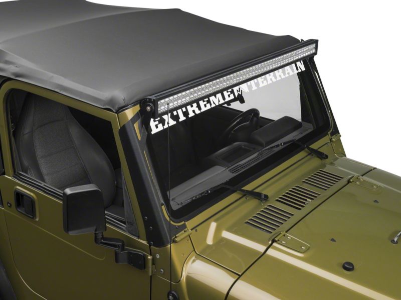 Raxiom 97-06 Jeep Wrangler TJ 50-In LED Light Bar Windshield Mount Light Bars & Cubes Raxiom