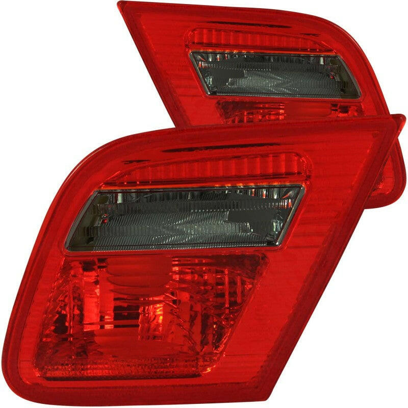 ANZO 2000-2003 BMW 3 Series E46 Taillights Red/Smoke - Inner Tail Lights ANZO