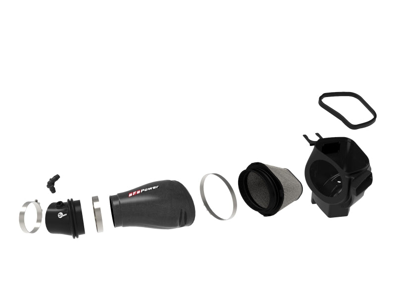 aFe Track Series Carbon Fiber Pro Dry S AIS - 19-20 Jeep Grand Cherokee Trackhawk 6.2L Cold Air Intakes aFe