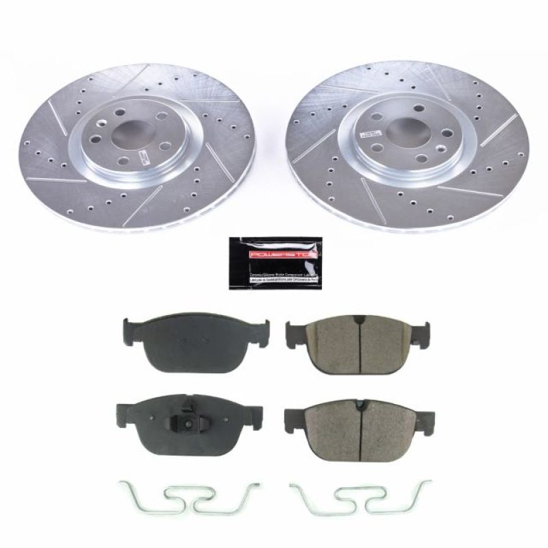 Power Stop 17-18 Volvo S90 Front Z23 Evolution Sport Brake Kit Brake Kits - Performance D&S PowerStop