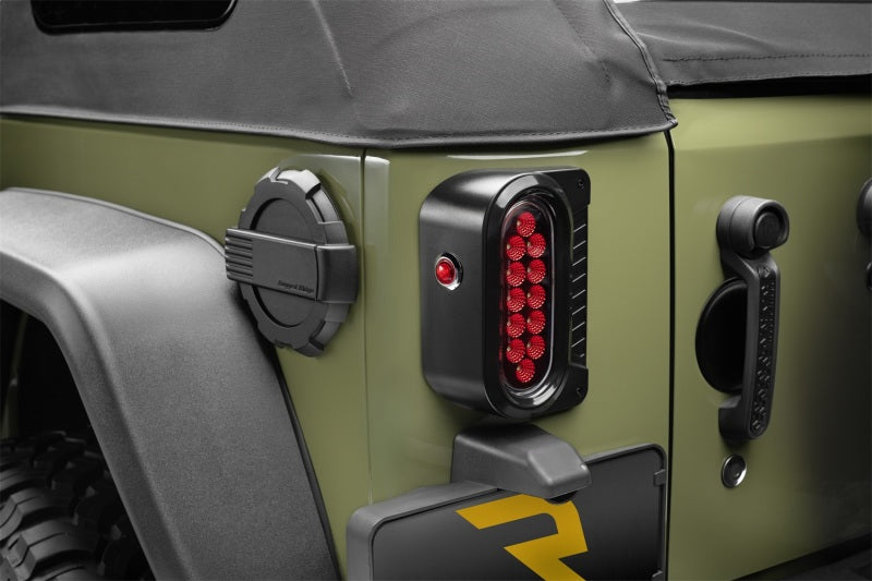 Rugged Ridge 07-18 Jeep Wrangler JK 2-Door and 4-Door Unlimited Flush Mount Tail Light Tail Lights Rugged Ridge