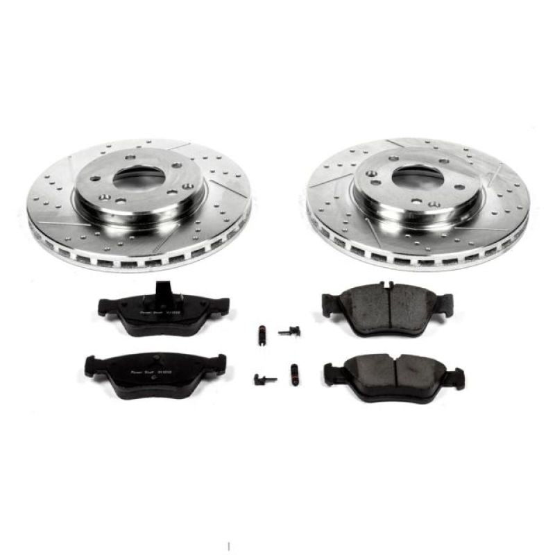 Power Stop 99-00 Mercedes-Benz C230 Front Z23 Evolution Sport Brake Kit Brake Kits - Performance D&S PowerStop