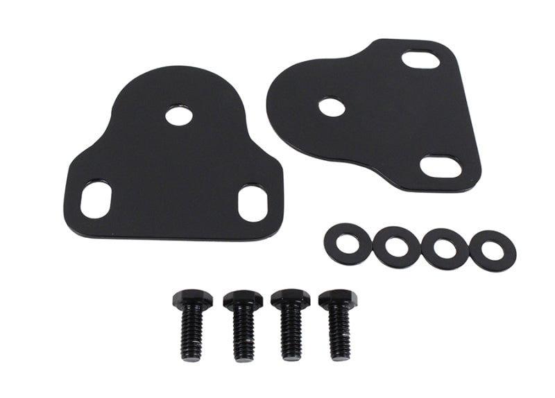 Kentrol 76-95 Jeep CJ/Wrangler YJ Interior Windshield Brackets Pair - Powdercoat Black Windows Kentrol