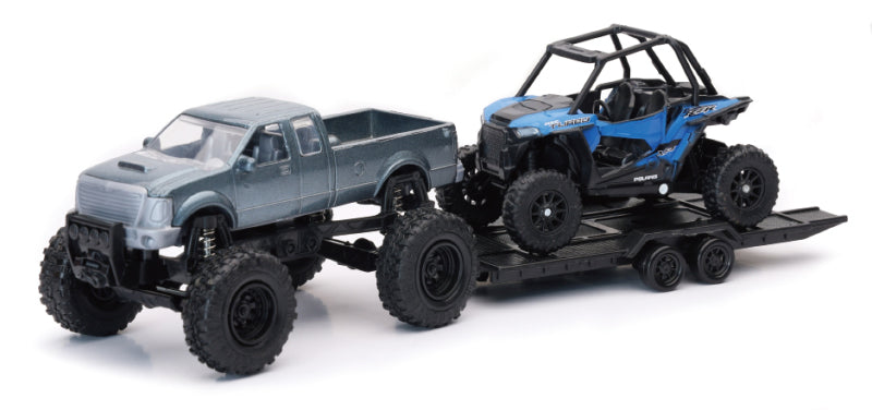 New Ray Toys Pickup Toy Hauler with Polaris RZR XP1000 EPS Toys New Ray Toys