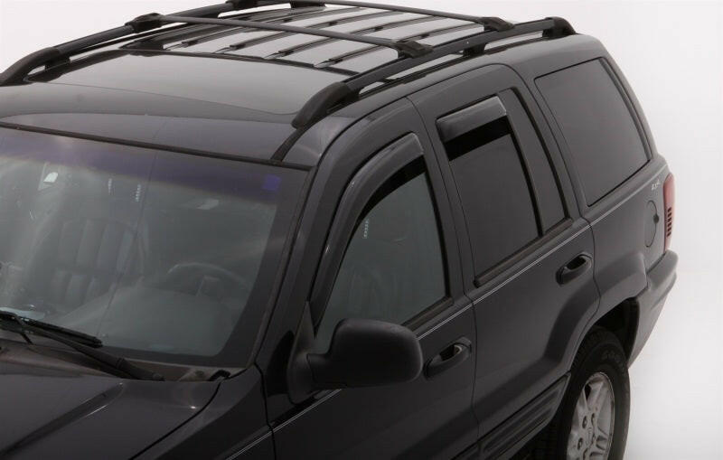 AVS 2004 Ford Ecosport (Brazil) Ventvisor In-Channel Front & Rear Window Deflectors 4pc - Smoke Wind Deflectors AVS