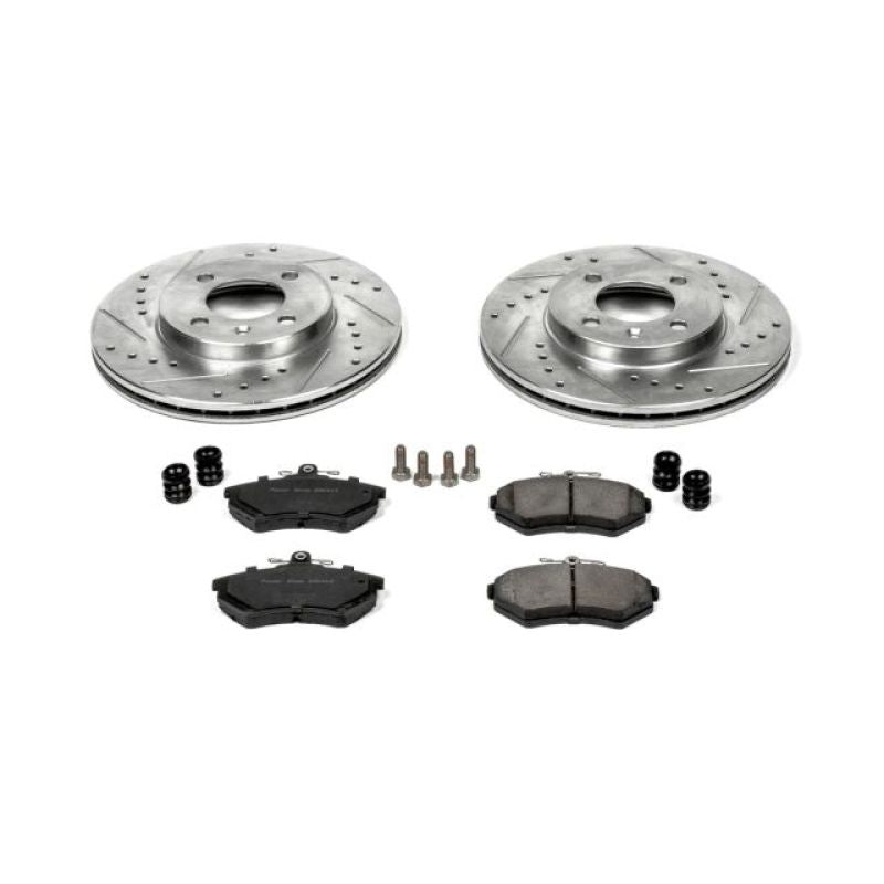 Power Stop 95-02 Volkswagen Cabrio Front Z23 Evolution Sport Brake Kit Brake Kits - Performance D&S PowerStop
