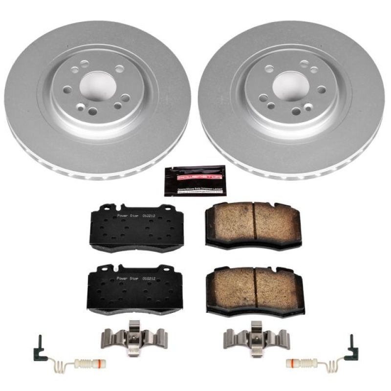 Power Stop 00-03 Mercedes-Benz ML55 AMG Front Z23 Evolution Sport Coated Brake Kit Brake Kits - Performance D&S PowerStop