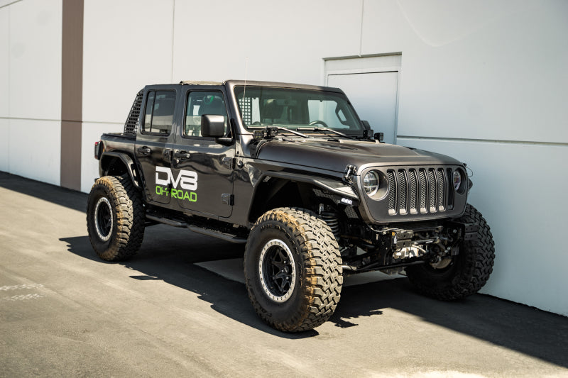 DV8 Offroad 18-23 Jeep Wrangler JL 4 Door Body/Pinch Weld Mounted Step Side Steps DV8 Offroad