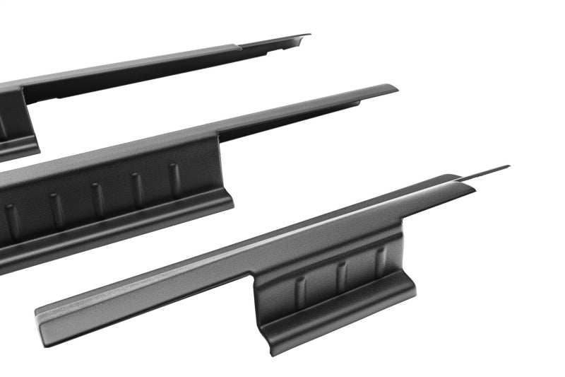 Rugged Ridge 18-22 Jeep Wrangler (JL) Rocker Pnl/Sill Plate Cvr 4dr. Rocker Guard 4pc. - Tex. Blk Rocker Arms Rugged Ridge
