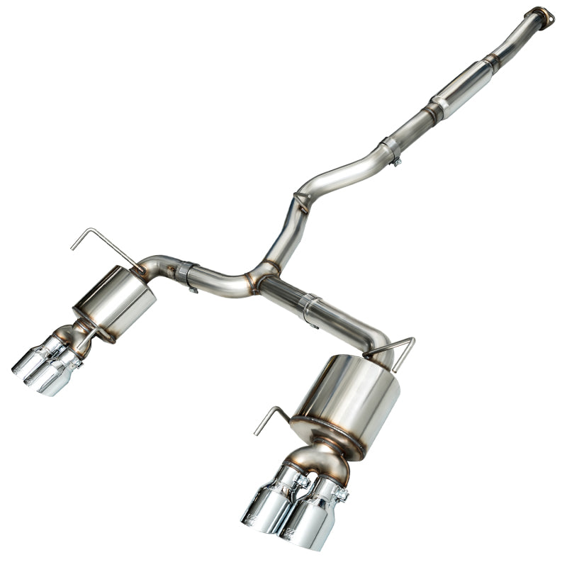 AWE Tuning 2015+ Subaru WRX VA Sedan Touring Edition Exhaust - Chrome Silver Tips (102mm) Catback AWE Tuning