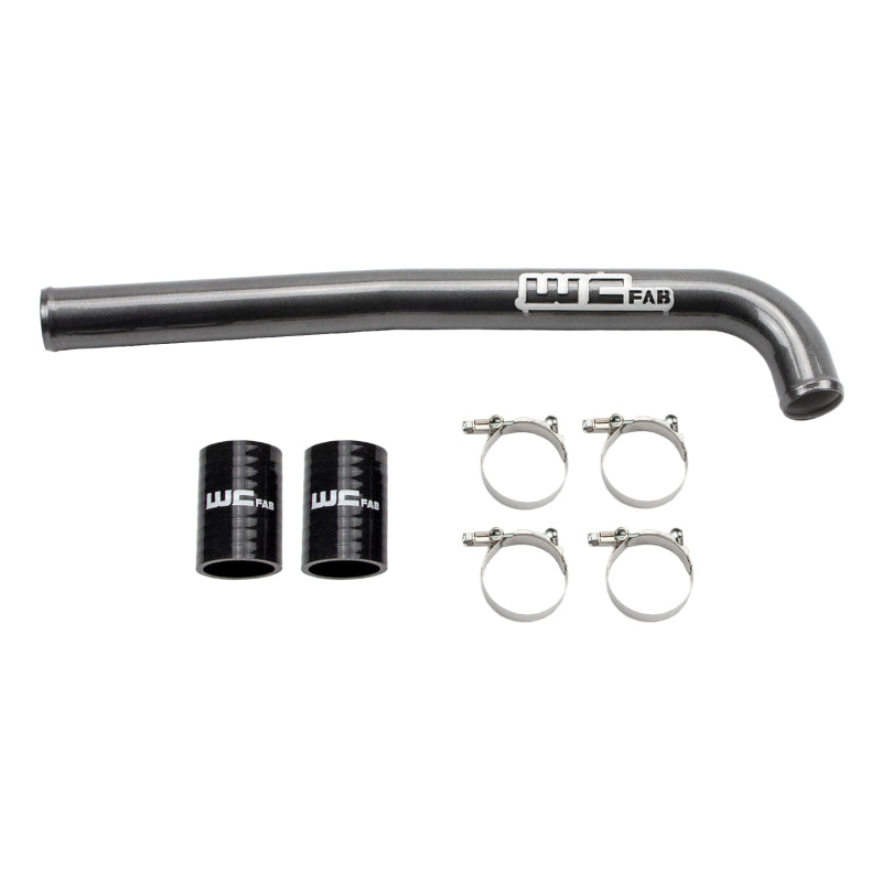 Wehrli 19-23 Chevrolet 6.7L Cummins High Output Upper Coolant Pipe - Gloss Black Radiator Hoses Wehrli