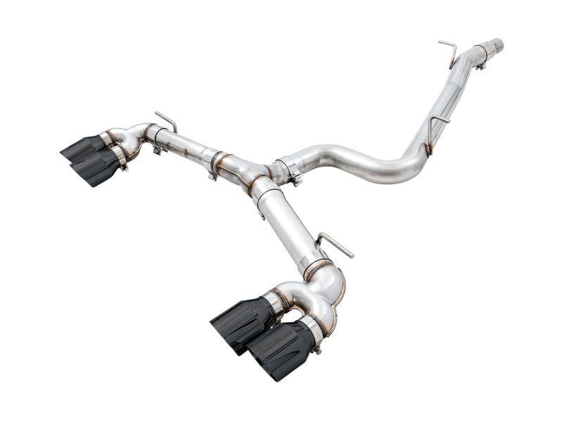 AWE Tuning 15-17 Volkswagen Golf R MK7 Track Edition Exhaust - Diamond Black Tips (102mm) Catback AWE Tuning