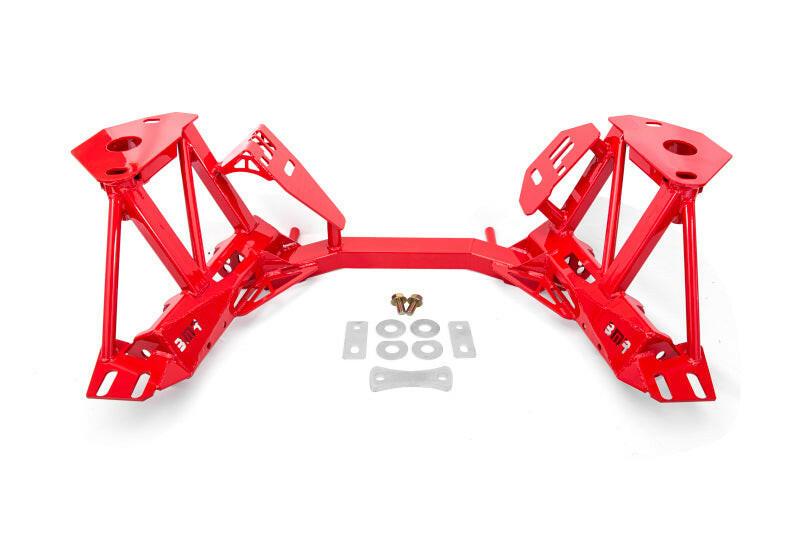 BMR 79-95 Ford Mustang K-Member Premium Version w/Spring Perches - Red Crossmembers BMR Suspension