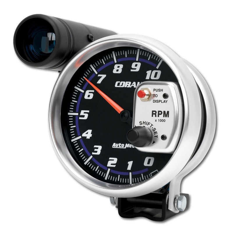 Autometer Cobalt 5 inch 10000 RPM Tachometer w/ Shift Light Gauges AutoMeter