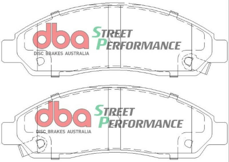 DBA 04-08 Chevrolet Colorado SP Performance Front Brake Pads Brake Pads - Performance DBA