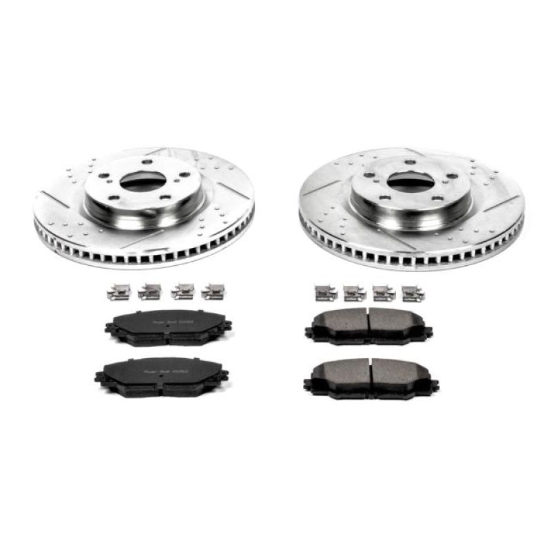 Power Stop 09-10 Pontiac Vibe Front Z23 Evolution Sport Brake Kit Brake Kits - Performance D&S PowerStop