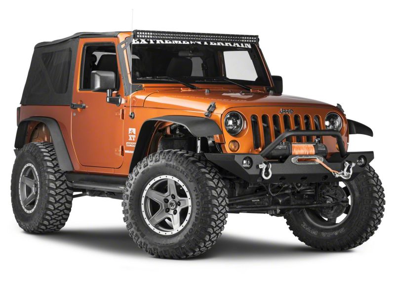 Raxiom 07-18 Jeep Wrangler JK 50-In LED Light Bar Windshield Mount Light Bars & Cubes Raxiom