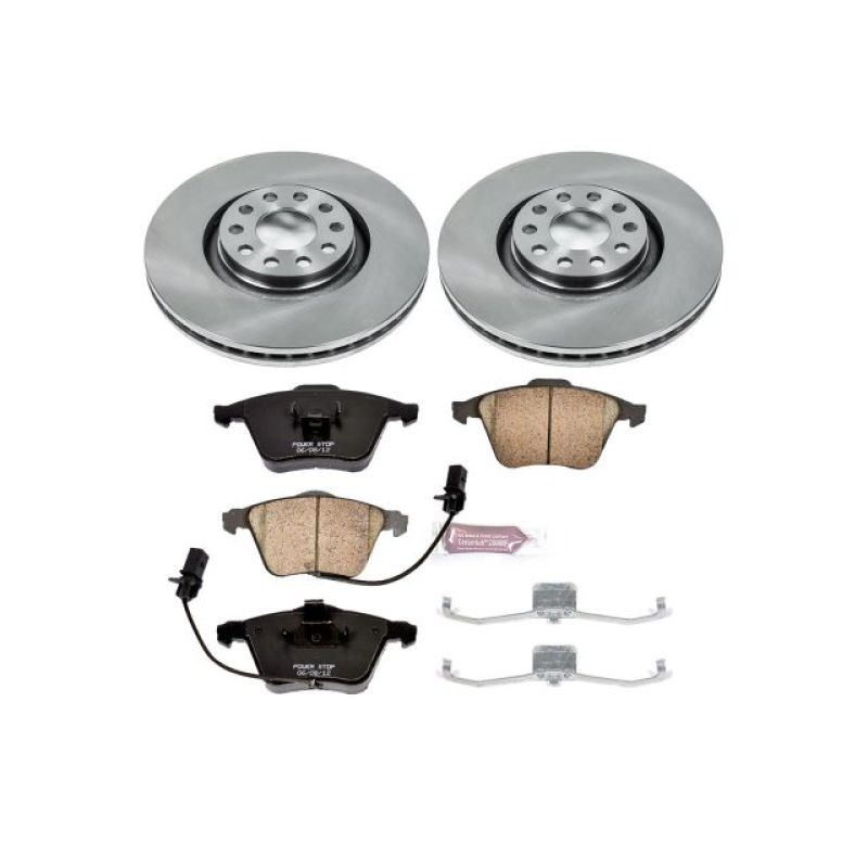 Power Stop 05-09 Audi A4 Front Autospecialty Brake Kit Brake Kits - OE PowerStop