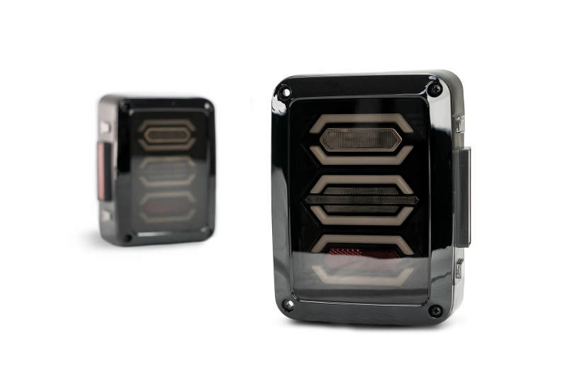 DV8 Offroad 07-18 Jeep Wrangler JK Octagon LED Tail Light Tail Lights DV8 Offroad