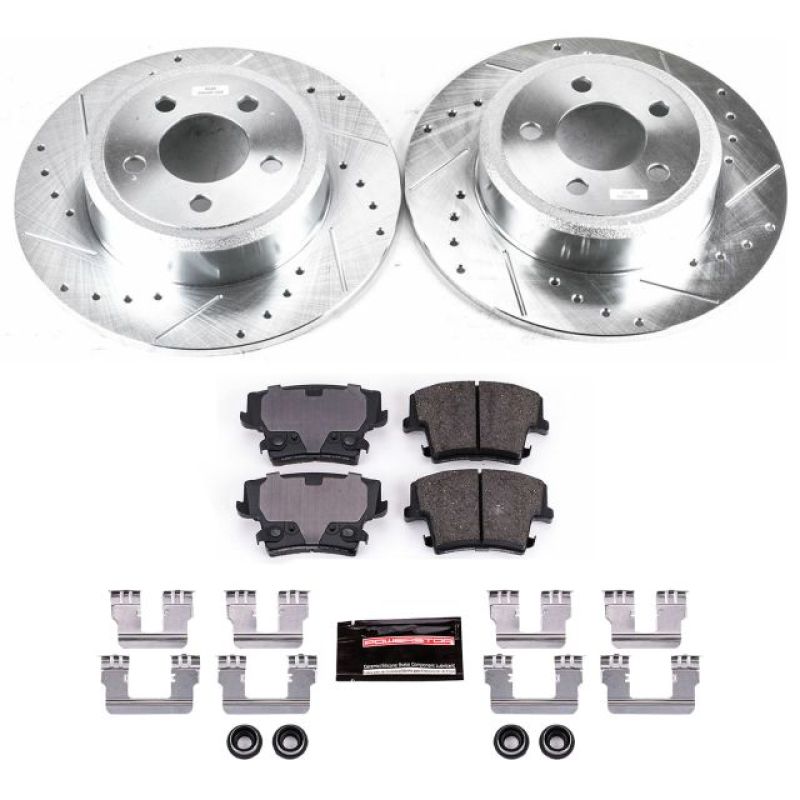 Power Stop 05-19 Chrysler 300 Rear Z23 Evolution Sport Brake Kit Brake Kits - Performance D&S PowerStop