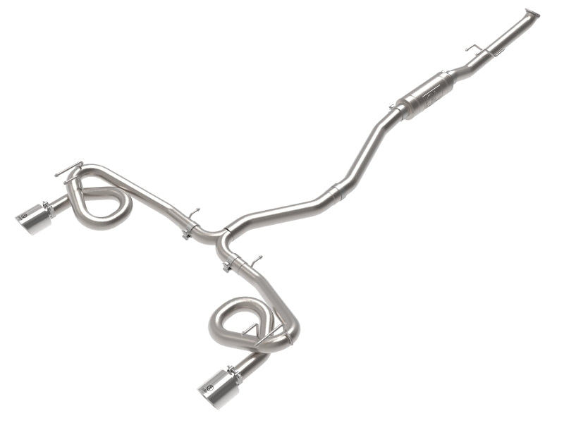aFe 22-23 Honda Civic Si L4 1.5L (t) Takeda 2.5in to 3in 304 SS Cat-Back Exhaust w/ Polished Tips Catback aFe