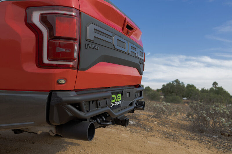 DV8 Offroad 2017-2020 Ford F-150 Raptor Tube Rear Bumper Bumpers - Steel DV8 Offroad