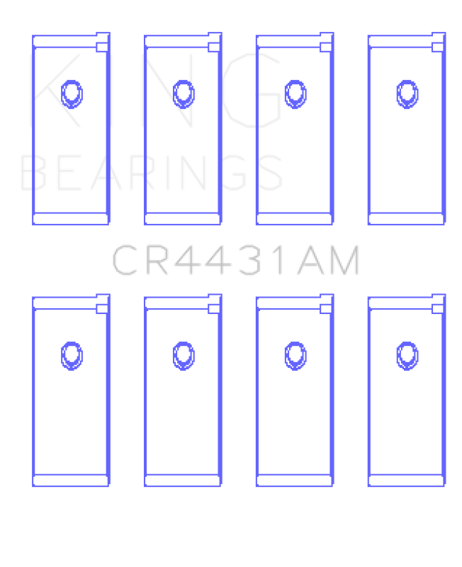 King Engine Bearings Nissan (Size 0.75) Rod Bearing Set Bearings King Engine Bearings