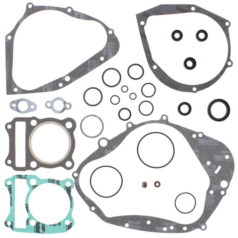 Vertex Gaskets 86-88 Suzuki DR200 Complete Gasket Kit w/ Oil Seals Engine Hardware Vertex Pistons