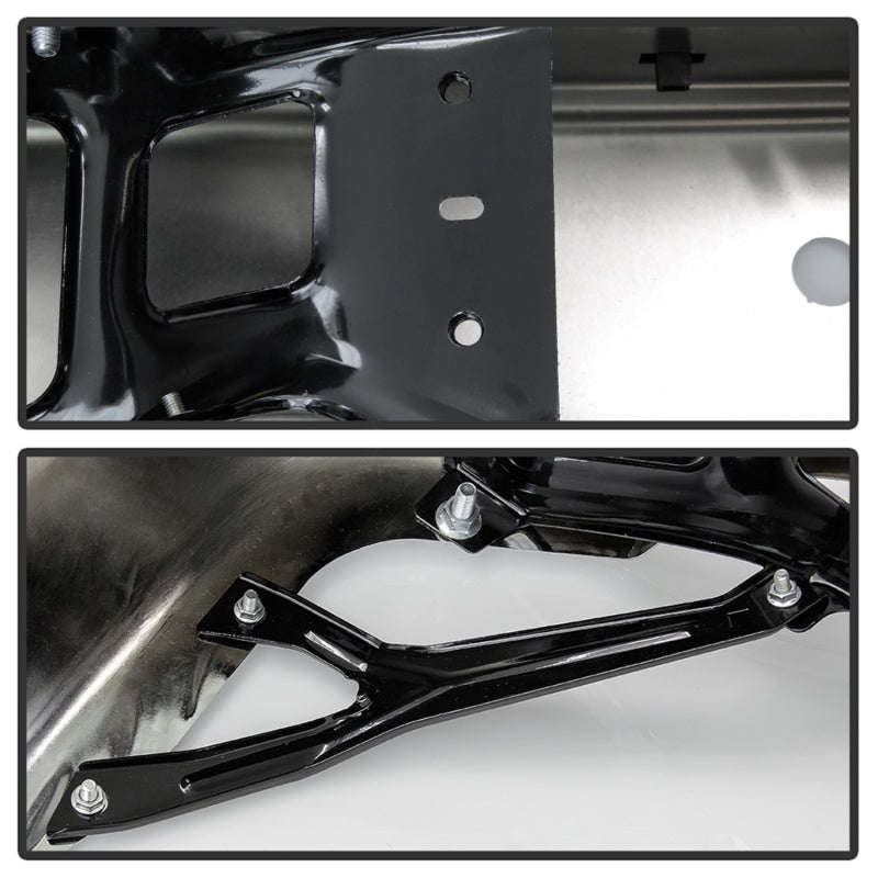 xTune 09-18 Dodge Ram 1500 OEM Style Steel Rear Bumper - Chrome (RB-DR09-SET-DEWS-C) Bumpers - Steel SPYDER