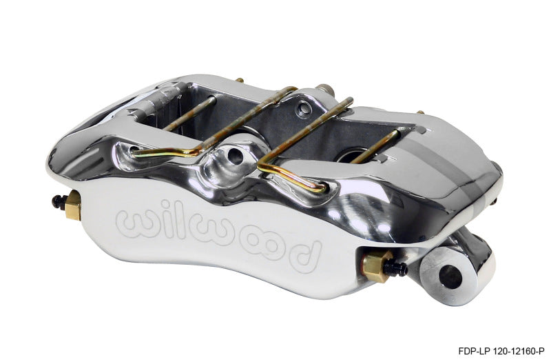 Wilwood Caliper-Dynapro Low-Profile 5.25in Mount - Pol 1.12in Pistons .81in Disc Brake Calipers - Perf Wilwood
