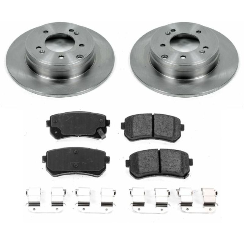 Power Stop 16-19 Hyundai Sonata Rear Autospecialty Brake Kit Brake Kits - OE PowerStop