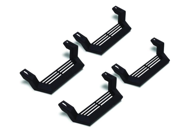 Rampage 1999-2019 Jeep Rock Rail Short Step Universal 4 Piece Set - Black Side Steps Rampage