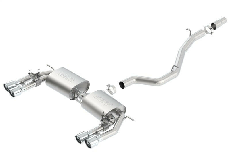 Borla 13-15 Audi S3 S-Type Dual Round Rolled Catback Exhaust Catback Borla