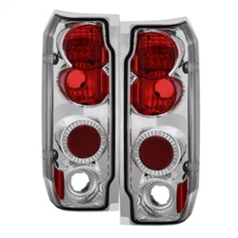 Spyder Ford F150 87-96/Ford Bronco 88-96 Euro Style Tail Lights Chrome ALT-YD-FF15089-C Tail Lights SPYDER