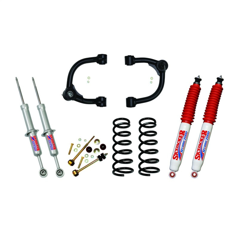 Skyjacker 3in Upper A-Arm Kit w/ Performance Struts Rear Coils & Hydro Shocks Lift Kits Skyjacker