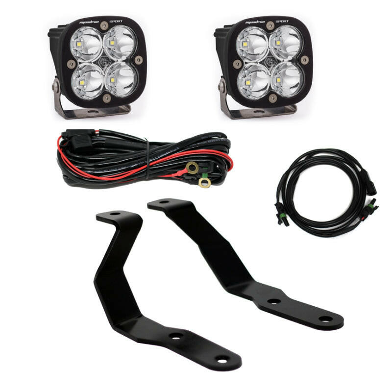 Baja Designs 2019+ Ford Ranger Squadron Sport A-Pillar Kit Light Mounts Baja Designs