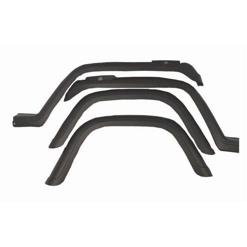 Omix 4-Piece Fender Flare Kit- 87-95 Jeep Wrangler YJ Fender Flares OMIX