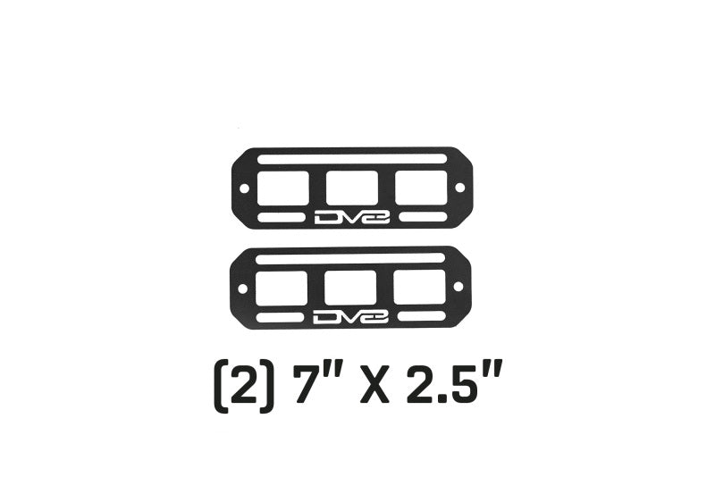 DV8 Offroad Universal Molle Panels - 7In x 2.5In PAIR Exterior Trim DV8 Offroad