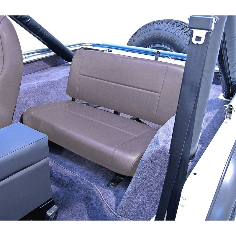 Rugged Ridge Standard Rear Seat Gray 55-95 Jeep CJ / Jeep Wrangler Seats Rugged Ridge