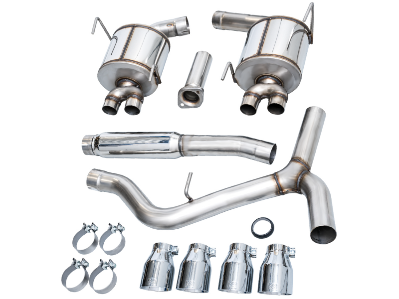 AWE Tuning 2022+ VB Subaru WRX Touring Edition Exhaust - Chrome Silver Tips Catback AWE Tuning