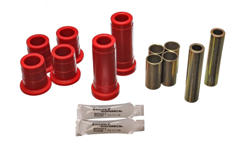 Energy Suspension 72-78 Ford Red Front End Control Arm Bushing Set Bushing Kits Energy Suspension