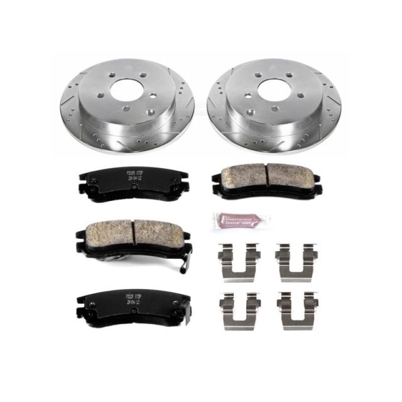 Power Stop 02-07 Buick Rendezvous Rear Z23 Evolution Sport Brake Kit Brake Kits - Performance D&S PowerStop