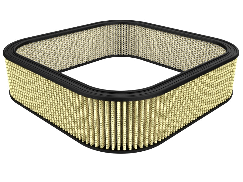 aFe Magnum FLOW Custom Air Filter 20.6 IN L x 20.6 IN W x 5.22 IN H w/ Expanded Metal Air Filters - Universal Fit aFe