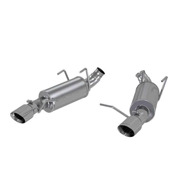 MBRP 11-14 Ford Mustang V6 3in. Dual Muffler Axle Back Split Rear T409 Exhaust System Axle Back MBRP