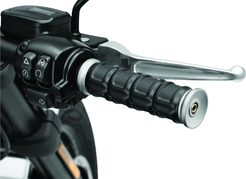 Kuryakyn Dillinger Grips Throttle-By-Wire Silver Bolts Kuryakyn