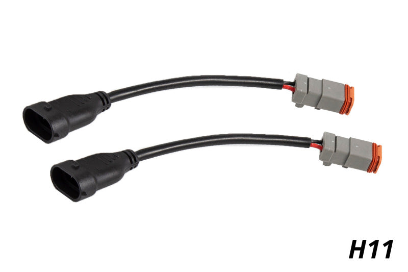 Diode Dynamics H11 DT 2-Pin Adapter - Pair Light Accessories and Wiring Diode Dynamics