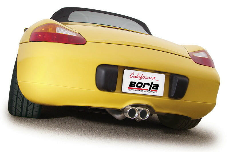 Borla 00-04 Porsche Boxster 3.2L 6cyl MT SS Catback Exhaust Catback Borla