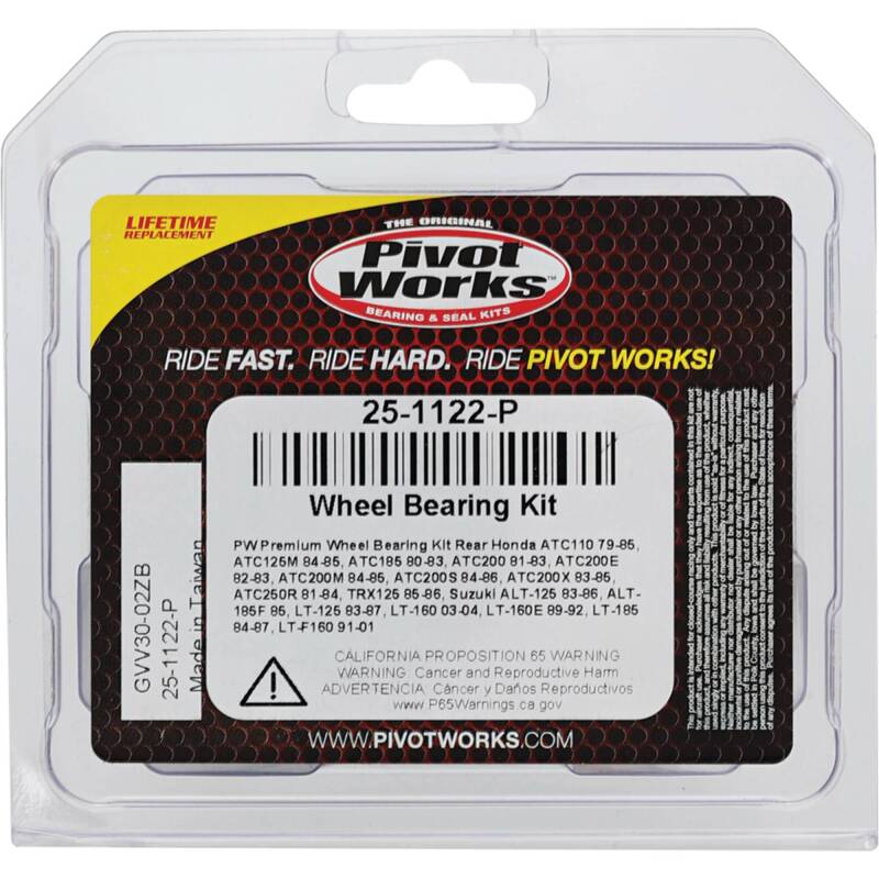 Pivot Works Premium Wheel Bearing Wheel Bearings Pivot Works